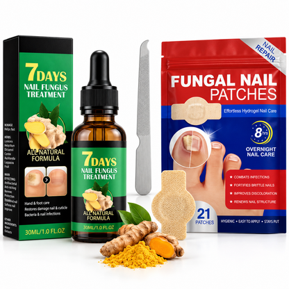 Nail Detox7™ — Kit Dúo para el Cuidado de las Uñas.